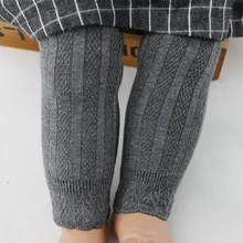 Высококачественные детские колготки, детские штаны, вязаные леггинсы в полоску для мальчиков и девочек, Новые повседневные детские леггинсы