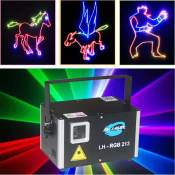 

Outdoor RGB animation DJ laser light / High power Christmas party laser show/ OEM wholesale full color animation laser