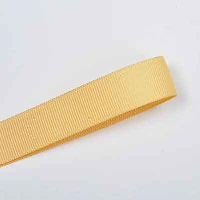 Elegant Yellow Gold Grosgrain Ribbon – 100 Yards for Gift Wrapping & Party Decorations