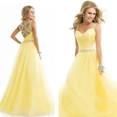 

fashion new style Womens Long Chiffon Evening one-piece dress Formal Party Ball Gown Dresses