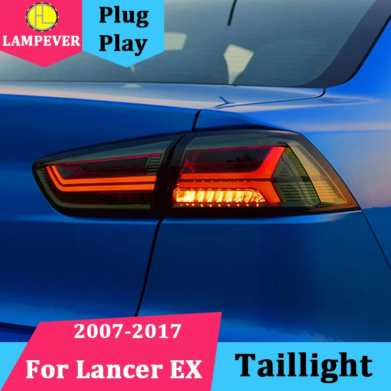 Задний светильник s для Mitsubishi Lancer Ex задний светильник Audi A6 стиль lancer Taillamp с Led движущийся сигнальный светильник задний светильник 2007