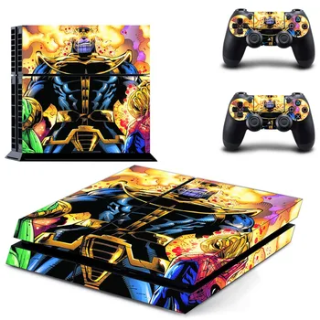

PS4 Skin Sticker Decal for Sony PlayStation 4 Console and Controller Skin PS4 Sticker Vinyl - The Avengers 3 Thanos