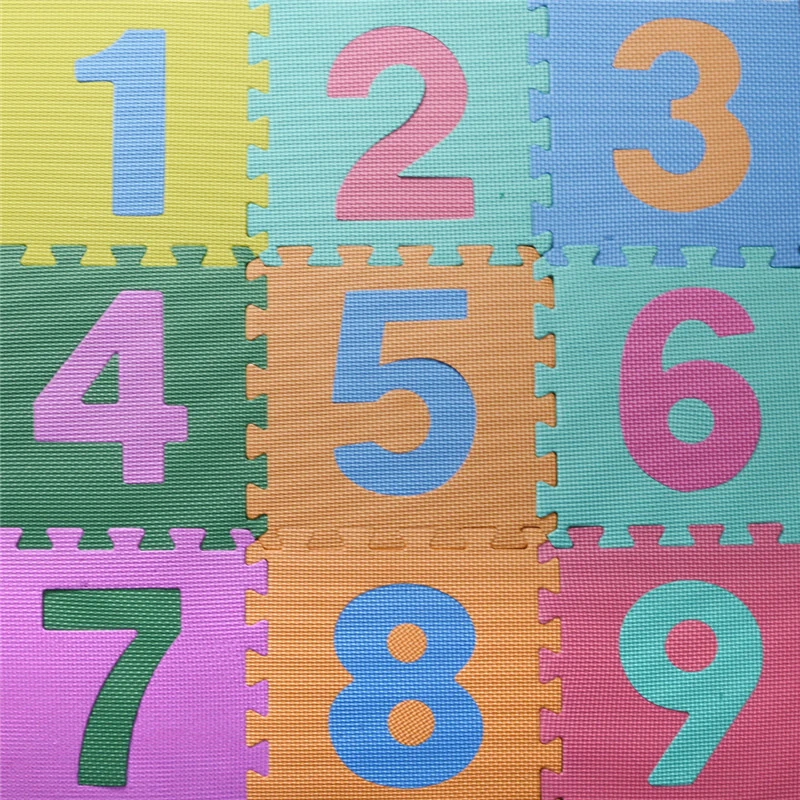 Starz 10 Pcs Set Enfants Douce Developpement Ramper Tapis Nombre De Puzzle En Mousse Eva Tapis De Jeu Plancher De Pad Pour Les Jeux De Bebe 30 30 1 Cm Aliexpress