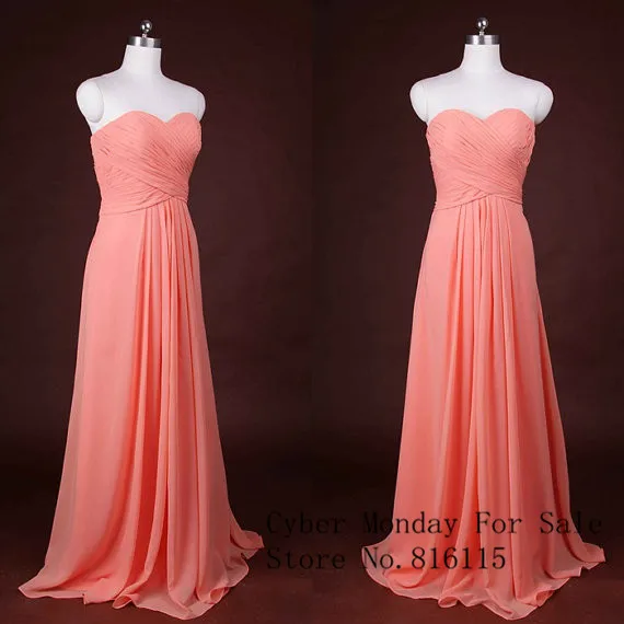 Popular Peach Bridesmaid DressesBuy Cheap Peach Bridesmaid Dresses