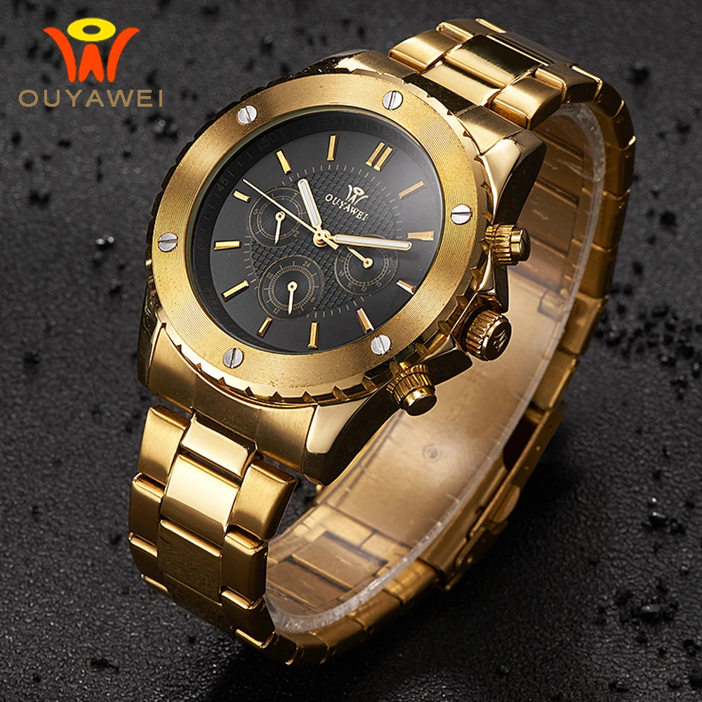 

2018 Business Luxury Gold Automatic Watch Men Mechanical Watches Day Date Week Transparent Wristwatch Clock relogio automatico