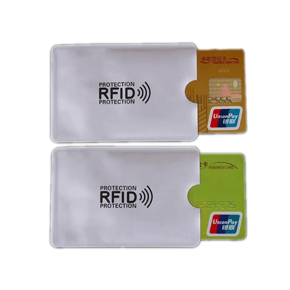 5 шт., Rfid, кредитный держатель для карт, банковских карт, Id, банковских карт, чехол, держатель, портативный, для визиток, Rfid, держатель для карт, идентификационный защитный чехол
