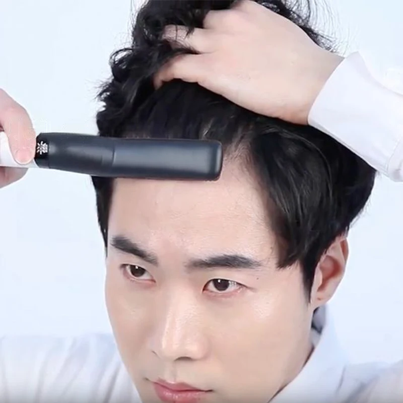 Hair Comb Curling Iron Multifunctional Hair Volumize Flatten Side and