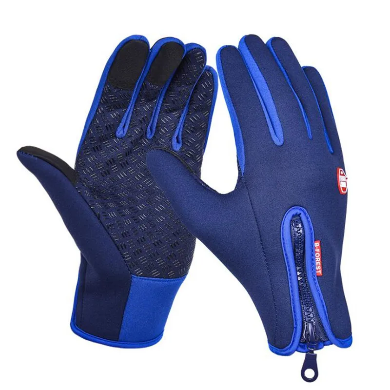 

Winter Women Guantes Brand Gloves Touched Screen Windproof Male anti-skid Gloves Waterproof Warm Men Gloves