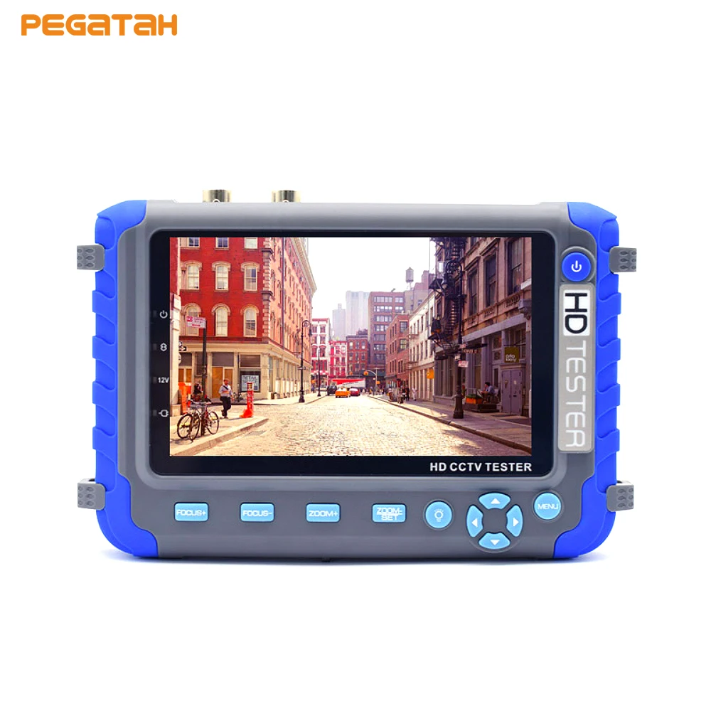 Новый 5MP 4MP 1080P AHD TVI CVI аналоговый CVBS камера безопасности CCTV тестер монитор