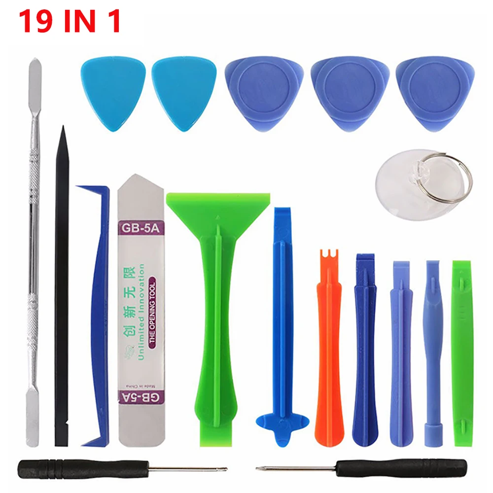 

19 in 1 Opening Tool Screwdriver Set Metal Pry Bar Smartphone Disassemble Repair Tools Kit for iPhone Samsung Hand Tool Set