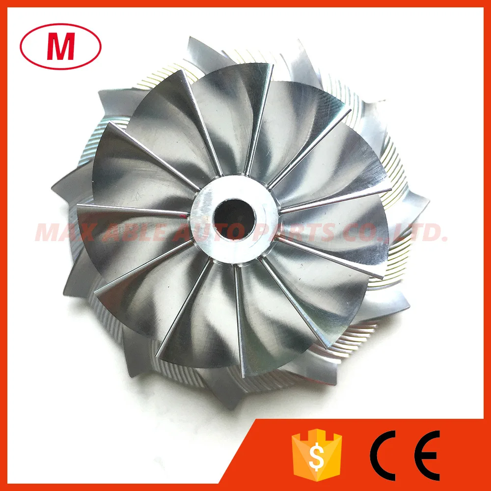 

TD04HL 13T 40.61/56.02mm 11+0 blades Turbo Billet Compressor wheel/Aluminum 2618/Milling compressor wheel for 49377-04200HF