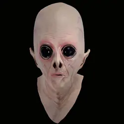 Хэллоуин жуткая виниловая маска для головы НЛО инопланетянина товары для маскарадной вечеринки TSH Shop
