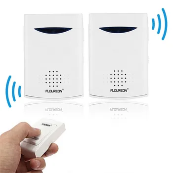 

Brand New Portable Twin Pack Wireless Cordless Door Bell Chime 100M Range Hot Search