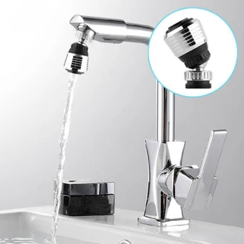 

360° Rotating Water Saving Tap Faucet Head Nozzle Flexible Kitchen ABS Faucet Splash Nozzle