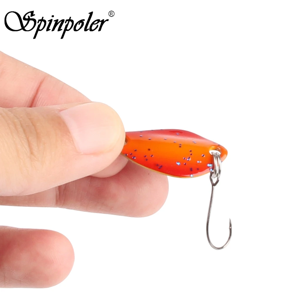 Spinpoler 4 шт. 1 г/2 см 2 2g/3 для ловли форели ложки приманки Плавание наживка Isca