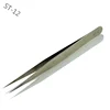 1pcs New Stainless Steel Industrial Anti-static Tweezers watchmaker Repair Tools Excellent Quality 3