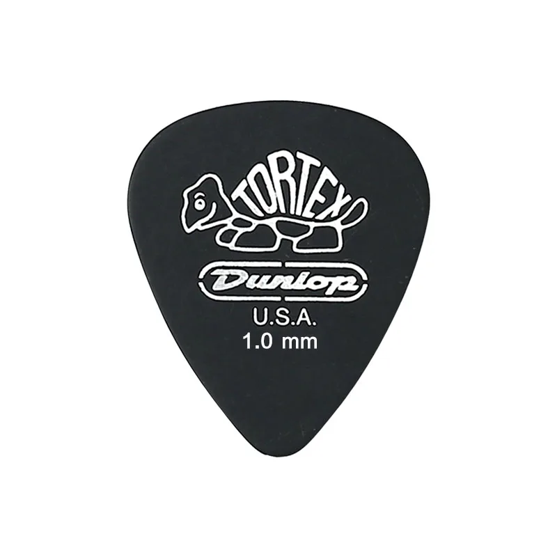 1 шт Dunlop Tortex черный медиаторы бас посредника акустической гитары аксессуары классический Толщина 0,5/0,6/0,73/0,88/1,0/1,14 мм - Цвет: 1.0mm