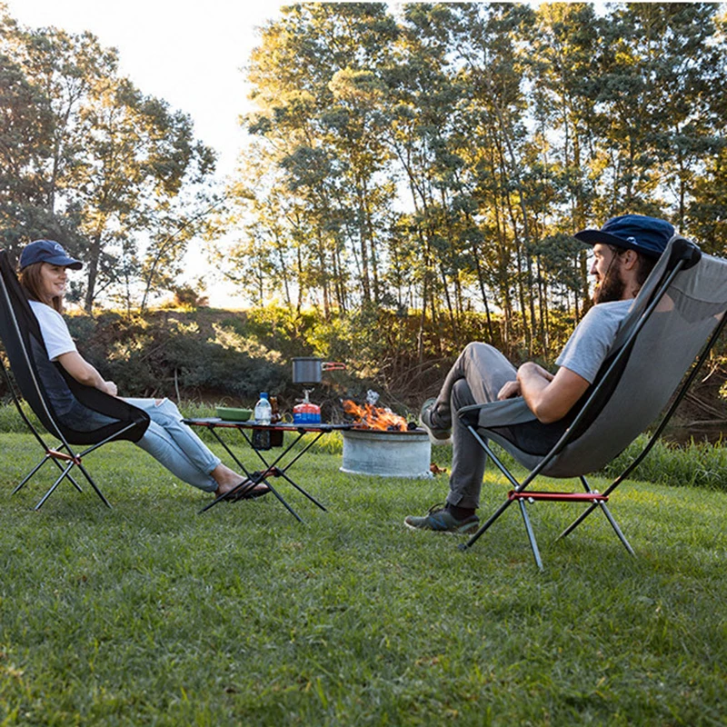 Naturehike Lightweight Folding Table Camping Side Tables with Cup Holders Portable Compact Table wi