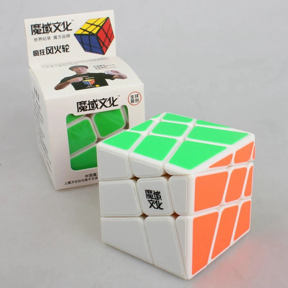 YongJun Moyu Crazy Pinwheel 3x3x3 Skew волшебный куб скоростная головоломка кубики Фишера специальные Развивающие игрушки для детей