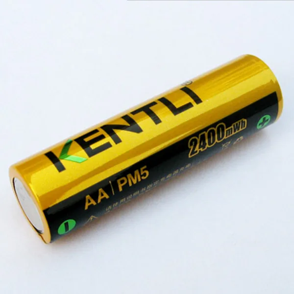 4 шт./лот KENTLI 1,5 V AA 2400mWh литий-ионный Литий-полимерный перезаряжаемый аккумулятор