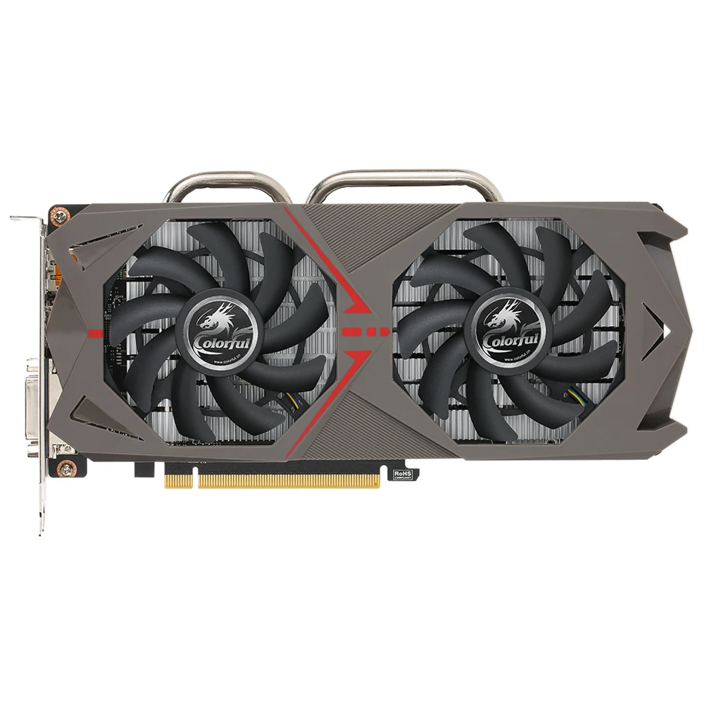 Красочная видеокарта NVIDIA GeForce GTX 1060 GPU 6 ГБ 192bit GTX1060 GDDR5 PCI-E X16 3,0 графическая карта для игрового компьютера