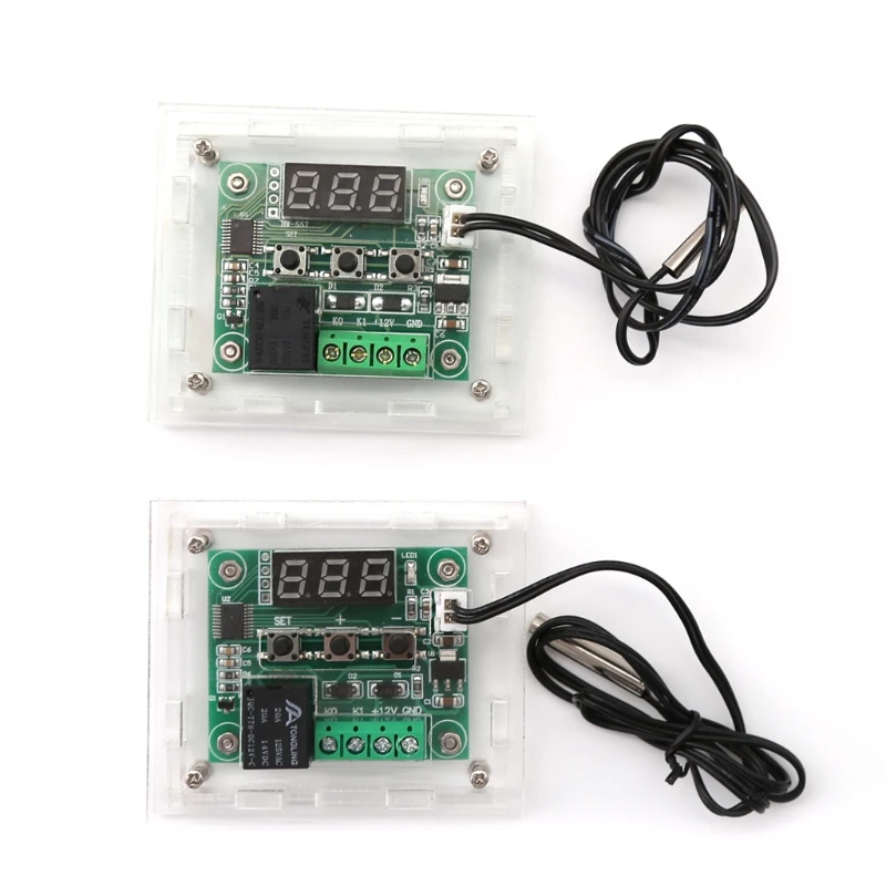 

DC 12V W1209 Digital Cool Heat Temp Thermostat Thermometer Temperature Controller