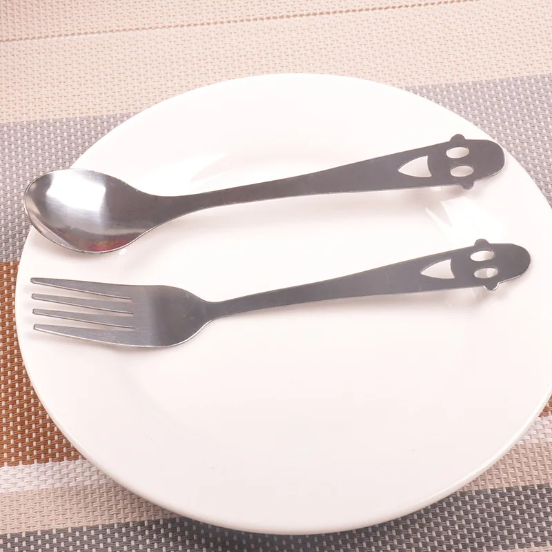 Набор детской посуды из нержавеющей стали и вилки|dinnerware set|steel tablewaretableware dinnerware sets |