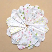 1/5/10 шт., новые хлопковые детские носки с принтом для кормления Полотенца носовой платок для малышей газовое Платье для кормления чистый Полотенца-m15