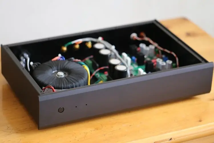ZEROZONE GZLOZONE готовый NA-2 HIFI стерео усилитель мощности база на NAIM NAP200 Auido Amp (черный) |