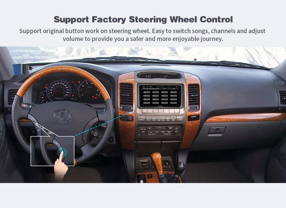 Perfect JOYING 2 Din CAR RADIO 9 inch Android 8.0 GPS Navi auido Player Carplay for Toyota Land Cruiser Prado(120) Lexus GX470 200-2009 20 Perfect JOYING 2 Din CAR RADIO 9 inch Android 8.0 GPS Navi auido Player Carplay for Toyota Land Cruiser Prado(120) Lexus GX470 200-2009 20