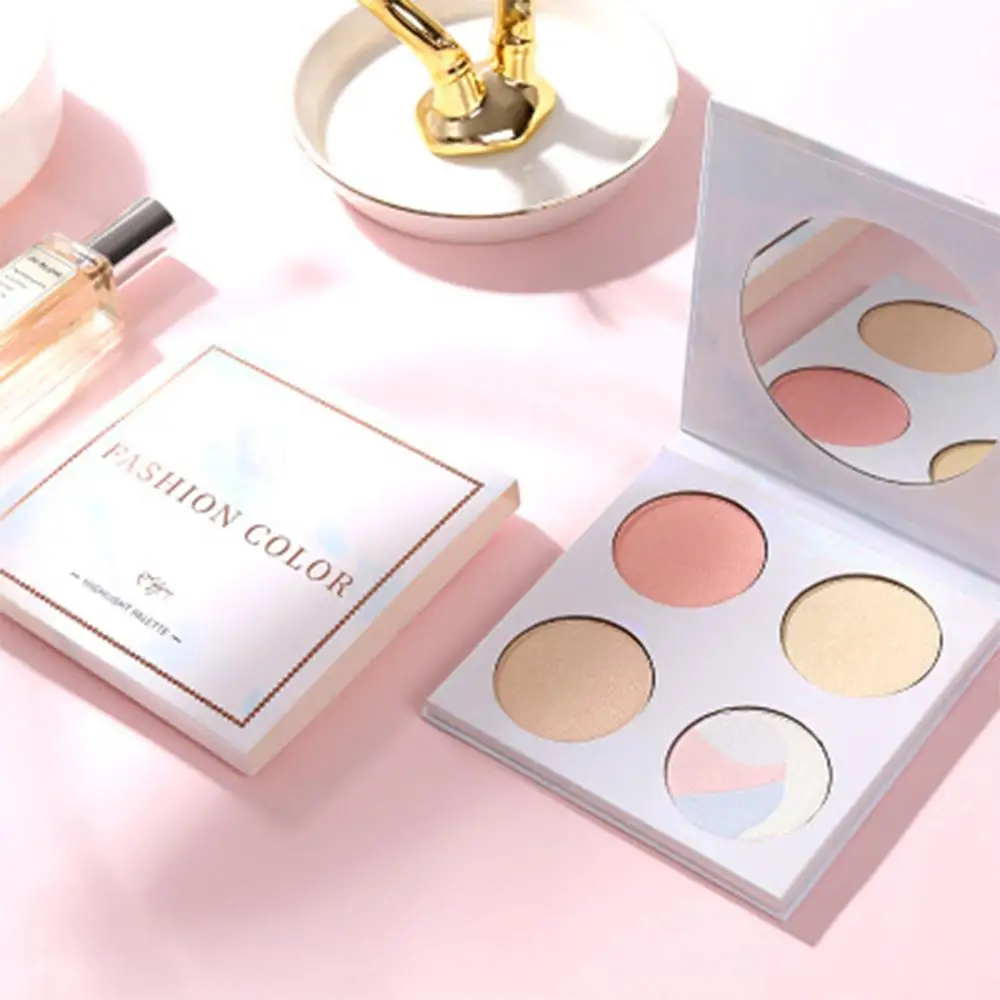 

Beauty Makeup Glimmer Highlighter Facial Shaped Contour Highlights Makeup Brightening Complexion Powder