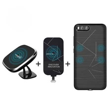 For xiaomi mi6 case cover 5 15 NILLKIN qi wireless charger pad Magnetic wireless charger receiver