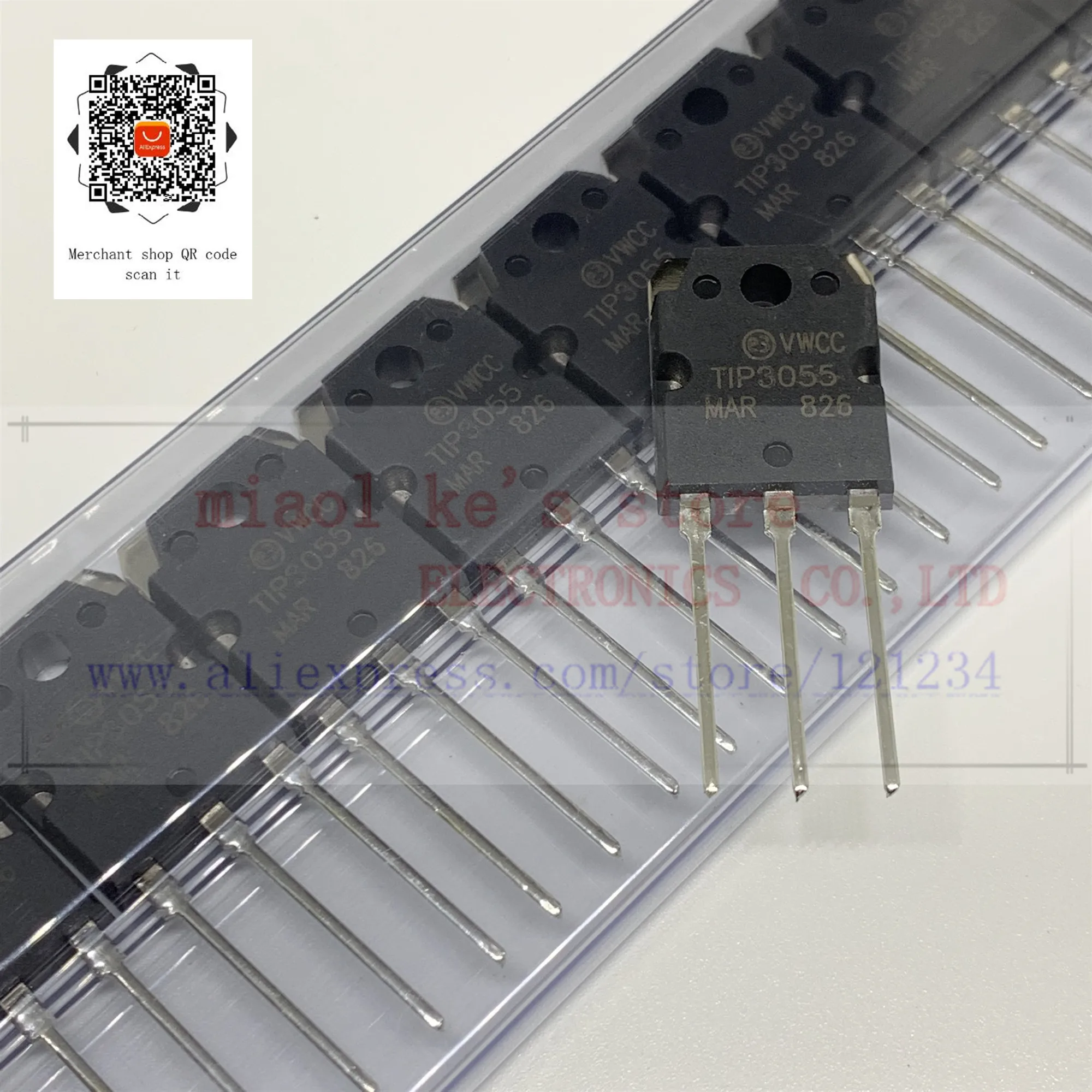 [5 шт./партия] 100% Новый оригинал TIP3055 TIP 3055 - TRANS NPN 60V 15A TO-247 | Электронные компоненты и