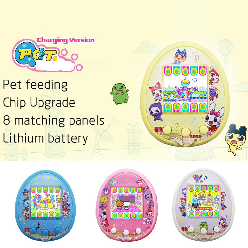 

for wearable devices Virtual Electronic Pet Handheld Pet Game Machine KidsHD Color Screen Kid Gift dropshipping