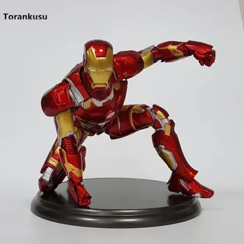 

Iron Man Action Figure MK43 Ironman PVC 240mm Collectible Model Toy Anime Iron Man Mark 43 Superhero Tony Stark
