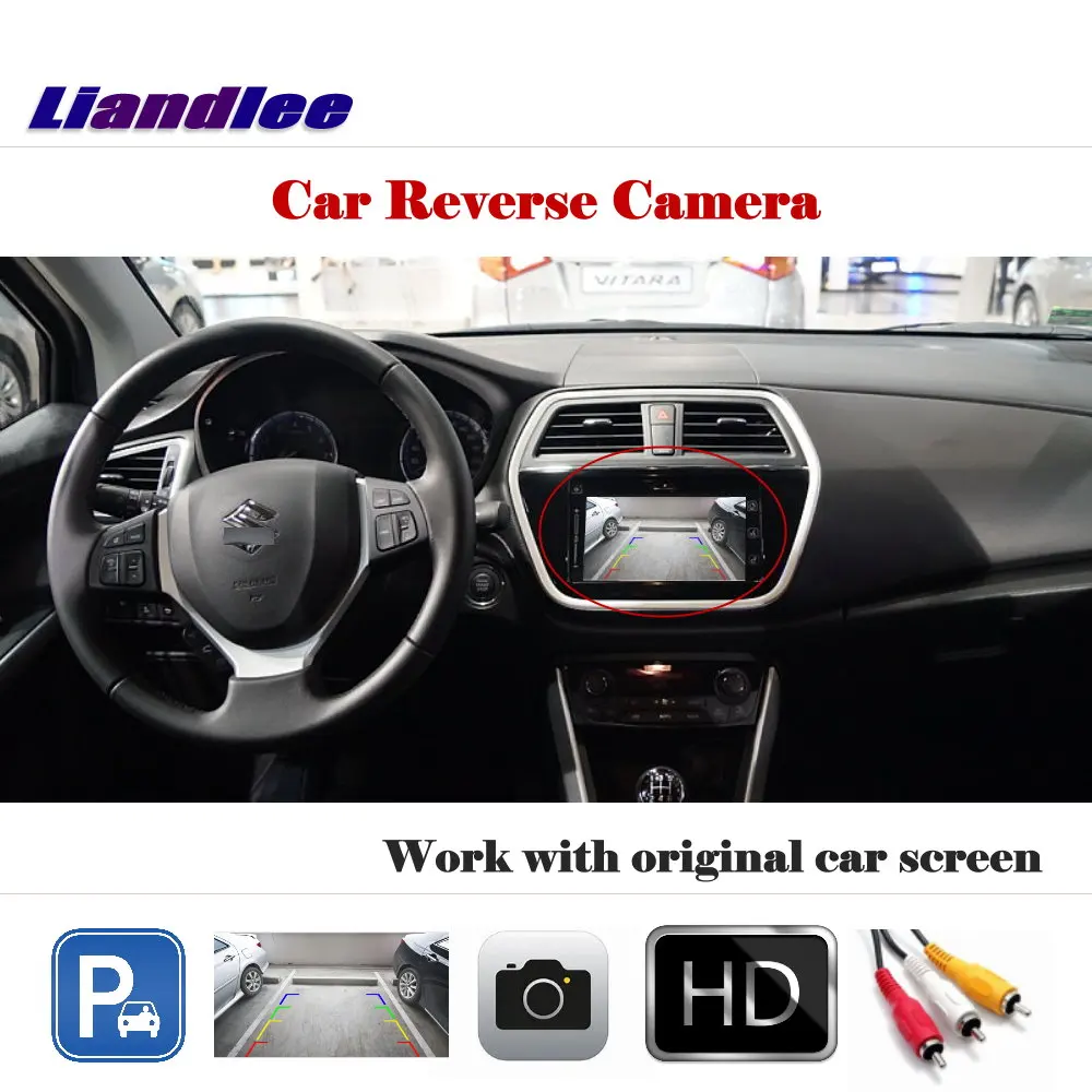 Liandlee для Suzuki SX4 S-CROSS кроссовер 2013-2018 Авто резервная камера заднего вида