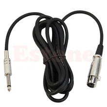 new  10 ft XLR Female to 6.5mm Jack Male Microphone Mic Cable Cord Connectors