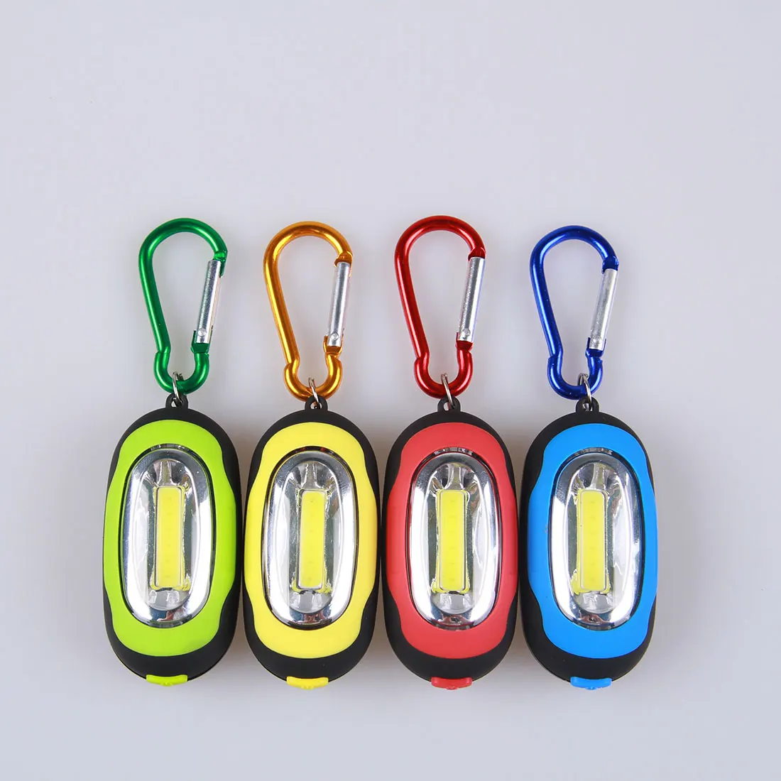 New Mini 25lm 3 Modes Portable Flashlight COB LED Night Light Keychain