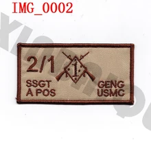 Вышивка патч Marines USMC I MEF на заказ имя ленты текст бренд мораль тактика Военная униформа