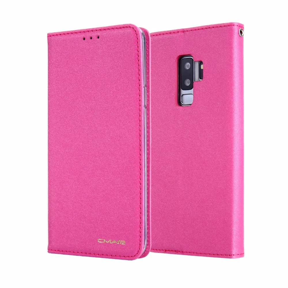 For Samsung Galaxy S9 Plus phone Holster flip phone case card Card slot Wallet For Samsung S9 ...