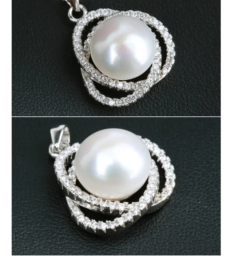 SHDIYAYUN прекрасное ожерелье жемчужные ювелирные изделия пресноводный жемчуг 925 отличный комплект из серебра жемчужные серьги Подвеска для