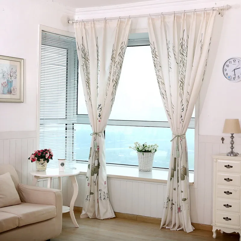Buy 2015 Hot Sale 1M*2M Lotus Voile Curtains Window
