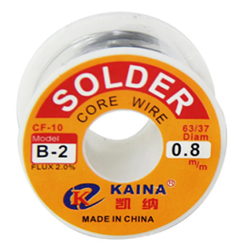 MAHA Hot KAINA 63 37 Tin Solder Welding Iron Wire Lead 0 8mm 2 Rosin Core