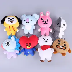 1 шт.. Bangtan мальчики BTS bt21 мягкий ВАПП плюшевый брелок игрушка детская коллекция Kawaii мягкая игрушка кукла TATA VAN COOKY CHIMMY SHOOKY KOYA