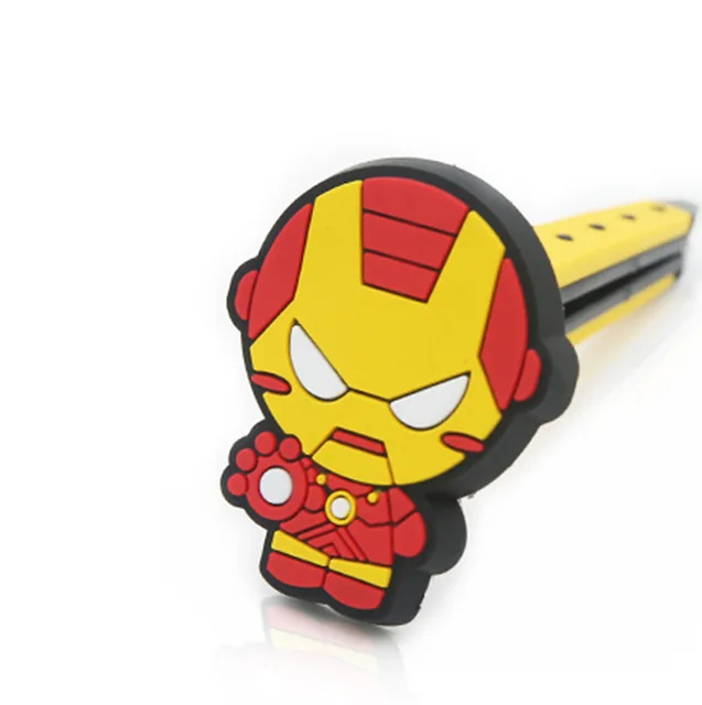 Cartoon Heroes Auto Air Condition Outlet Vent Perfume Lemon Essential