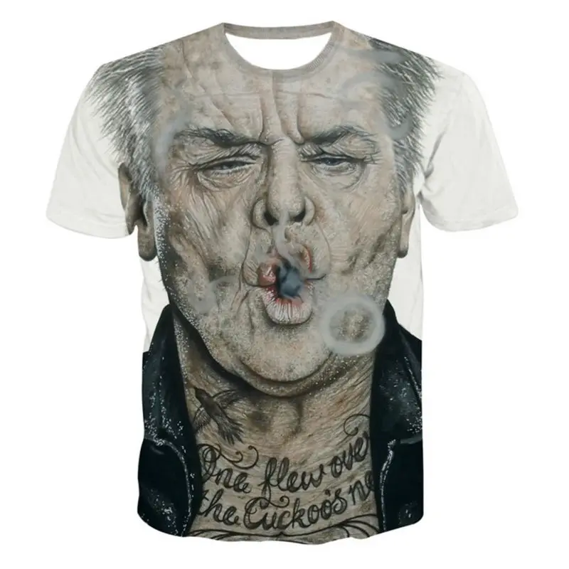 New Arrival 3D Printed T shirt Casual Men's Funny Vintage Tees Manga