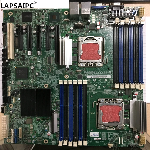 Lapsaipc S5520HC For X5650 X5680 x58 100% working original Dual LGA1366 SATA DDR3 Server System Motherboard