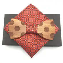 Свадебные костюмы вечерние деревянная бабочка элегантный цветочный геометрический галстук с изображением черепа для мужчин мультфильм гравировка бабочка подарок деревянный лук Галстуки