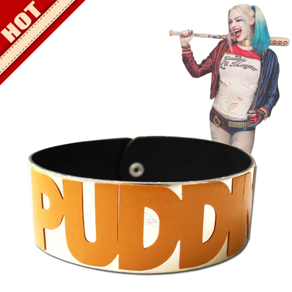Hot Batman Harley Quinn Choker Suicide Squad Collar Choker Letter
