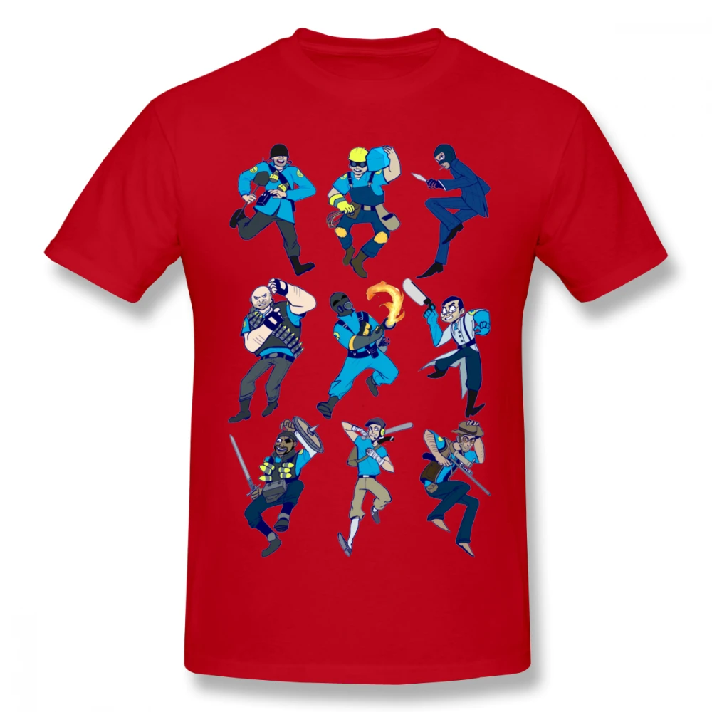 Мужская футболка Team Fortress 2 большой размер 5XL 6XL Camiseta|Футболки| |